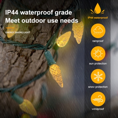 LED圣诞灯 - HCP173 C6草莓头灯串